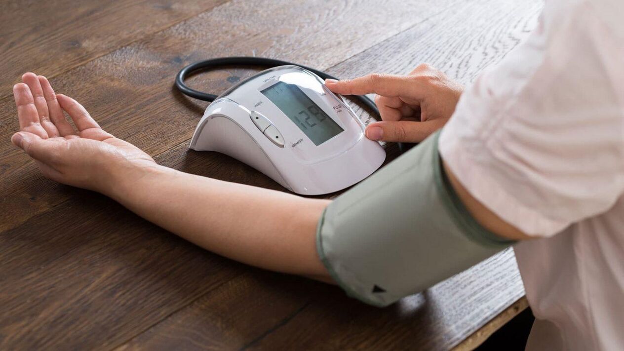 Alta presión antes de tomar cardiforme